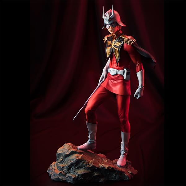 GGG Mobile Suit Gundam Char-Aznable (Limited Reprint Edition), Approx. 8.3 inches (210 mm), PVC Pre-painted Complete Figure