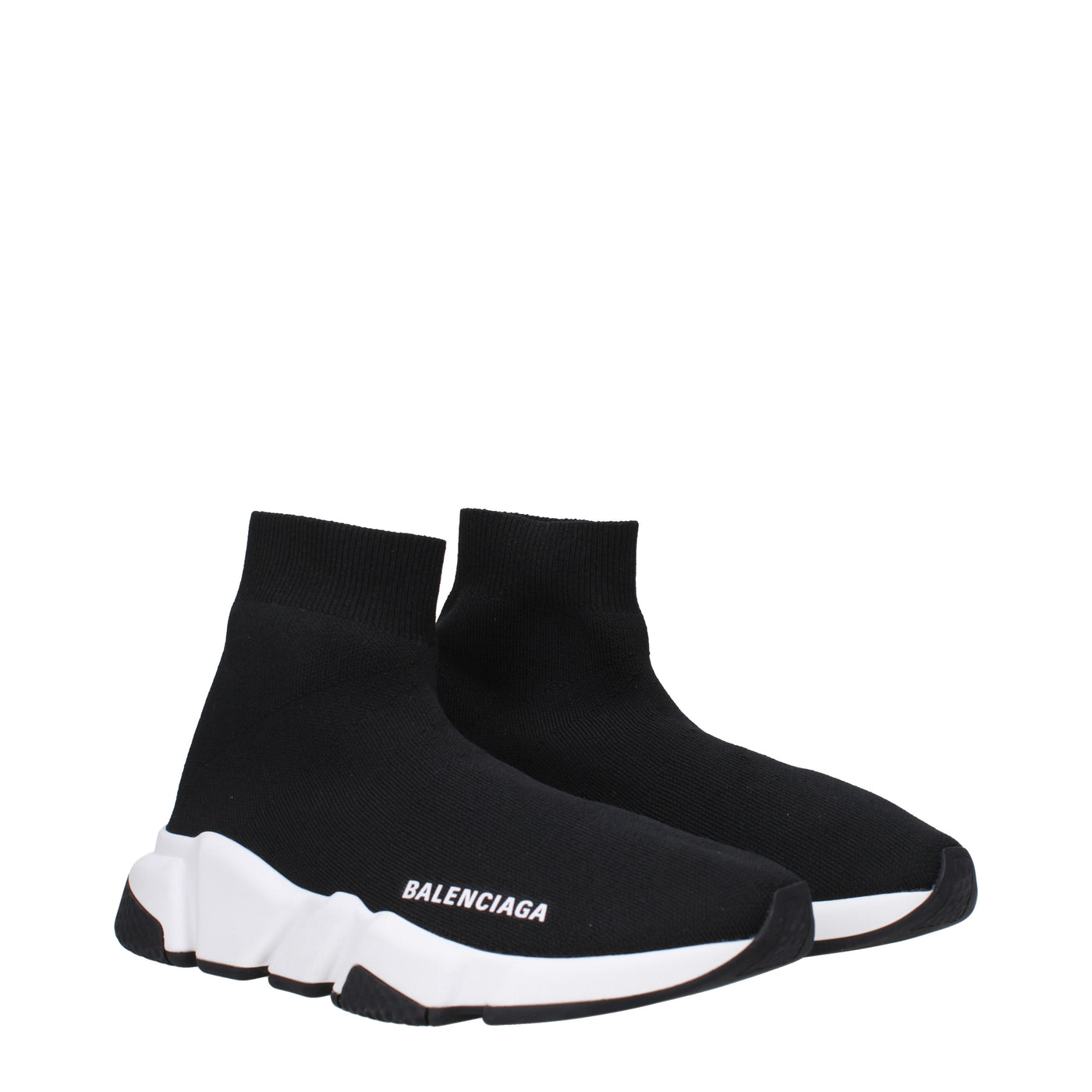Balenciaga バレンシアガスニーカースピードウーマンファブリックブラック/ホワイト - Image 2