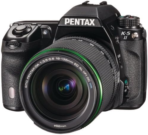 Pentax K-5 II 16.3 MP DSLR DA 18-135mm WR lens kit (Black) (OLD MODEL) by Pentax