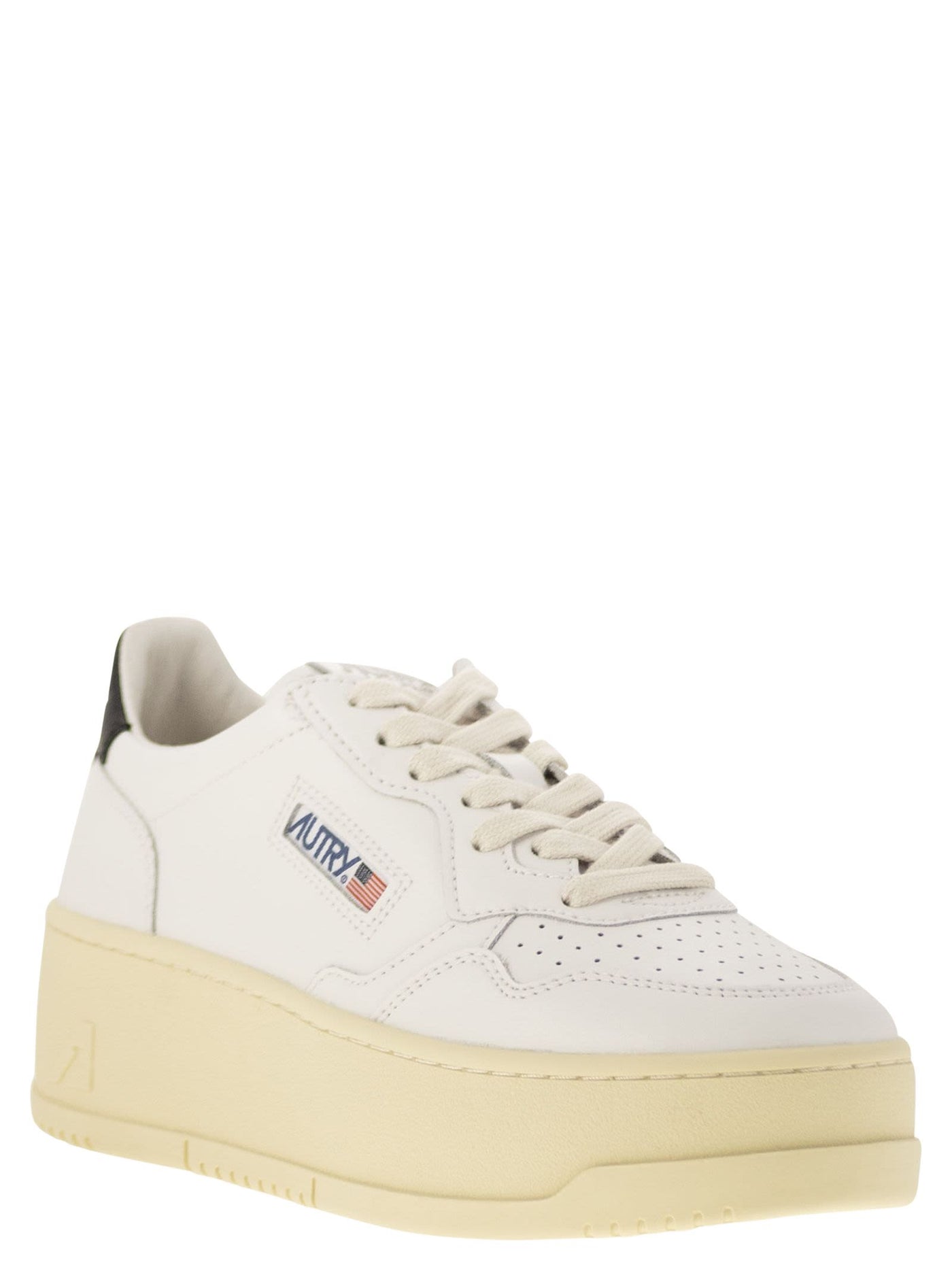 Autry Medalist Platform Leather Trainers - Image 2
