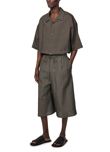 LOEWE Short-sleeved cotton, linen and viscose shirt - Image 2