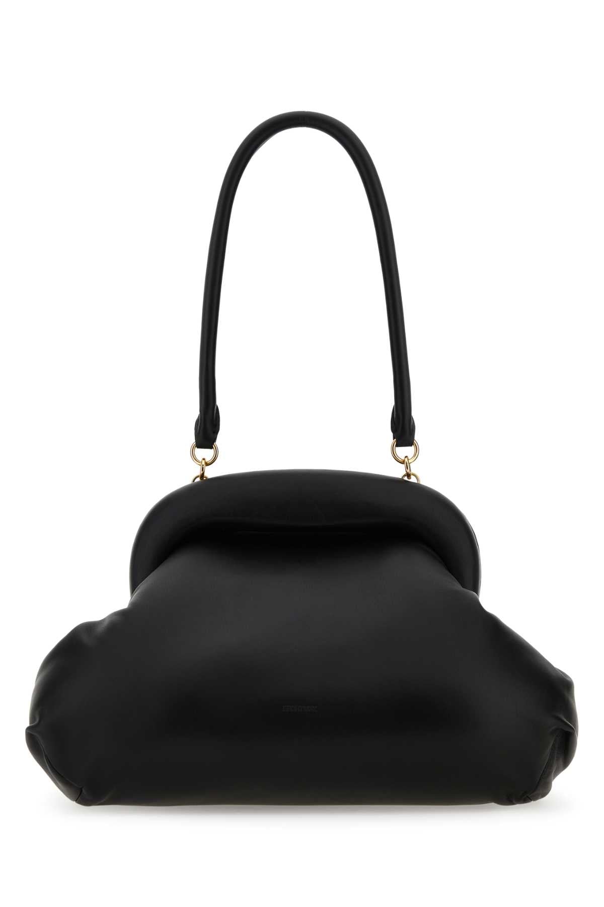 Sportmax SportMax Black Nappa Leather Sansa Clutch - Image 2