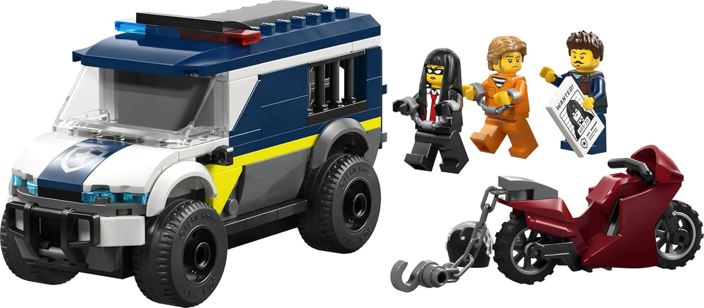 Lego 60479 City Police Security Car Toy, Birthday Present, Blocks, Educational, Boys, Girls, Kids, 6, 7, 8, 9, Vehicle, Car, Mini Car, Interior, Stylish