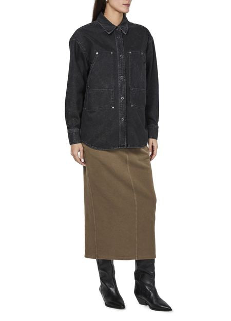 MARANT ETOILE Okely デニム オーバーシャツ - Image 2