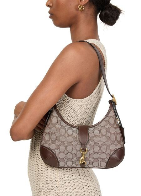 COACH Hamptons signature jacquard hobo bag - Image 2