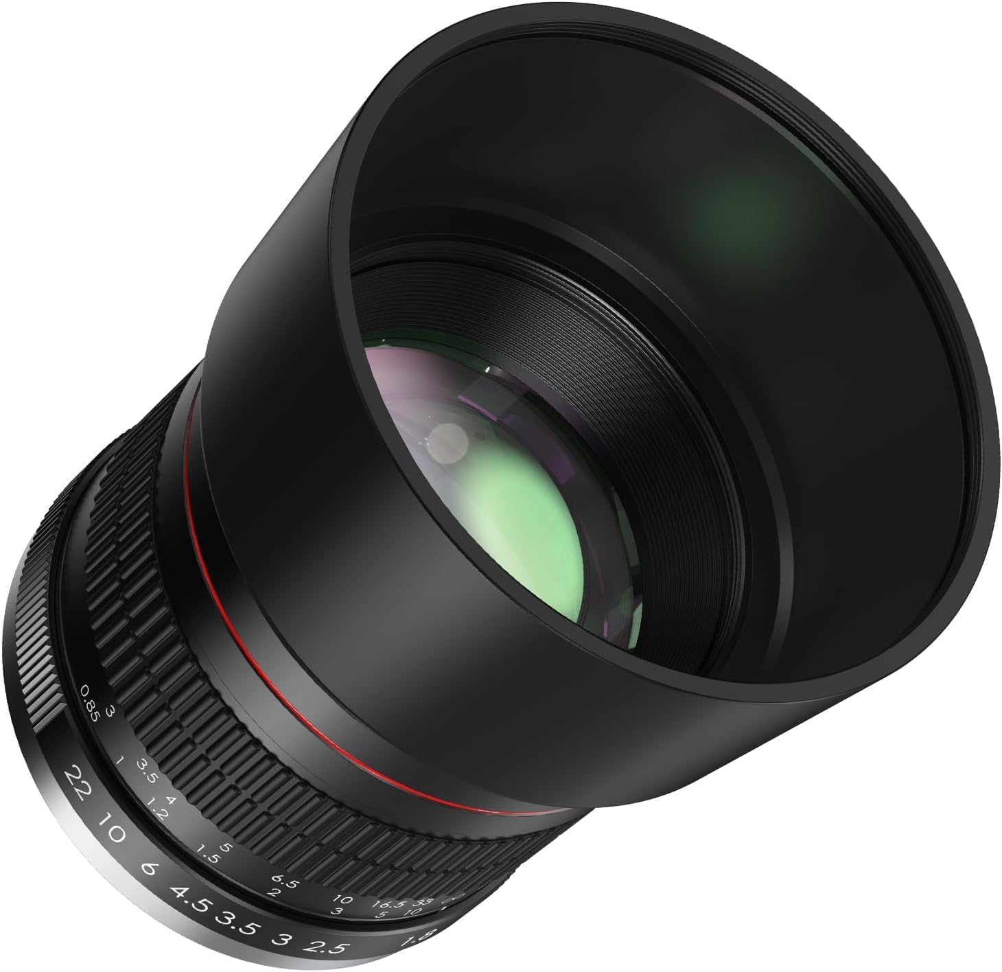Lightdow for Canon EFレンズ 85mm F1.8 大口径レンズ単焦点 中望遠レンズ for Canon EOS Kiss X10i X10 X9i X9 X8i X7i X6i X5 X4 X3 X2 X70 90D 80D 70D 60D 6D 5D 250D Rebel T8i T7 T7i T3i一眼レフカメラレンズ