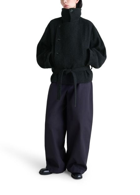 LEMAIRE Short asymmetrical bathrobe coat - Image 2