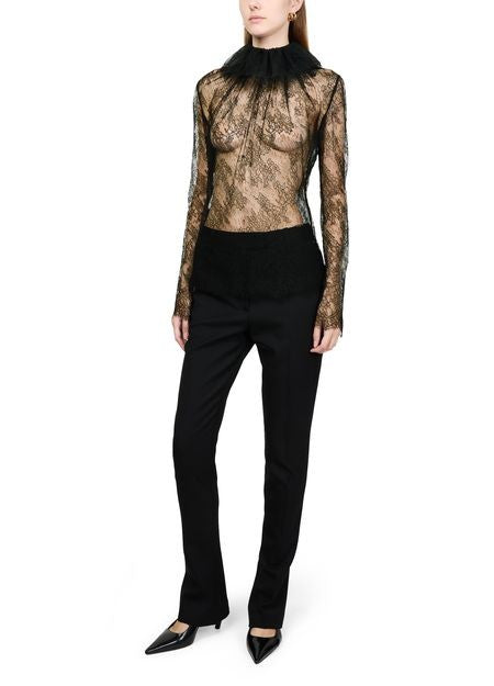 MCQUEEN Long-sleeved lace top - Image 2