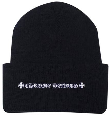 CHROME HEARTS '5 CROSS' WOOL BEANIE