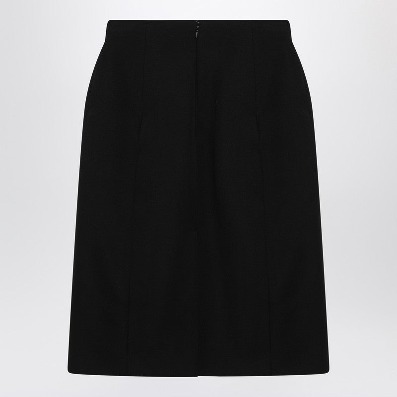 Balenciaga バレンシアガブラック砂時計ミディスカート - Image 2