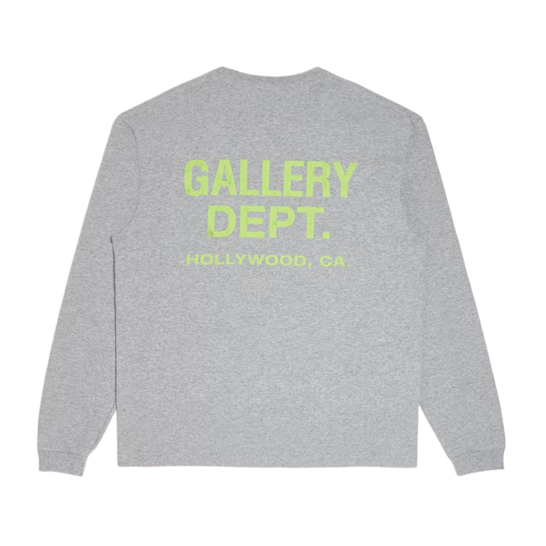 GALLERY DEPT. 'HOLLYWOOD, CA' GREY LONG SLEEVE