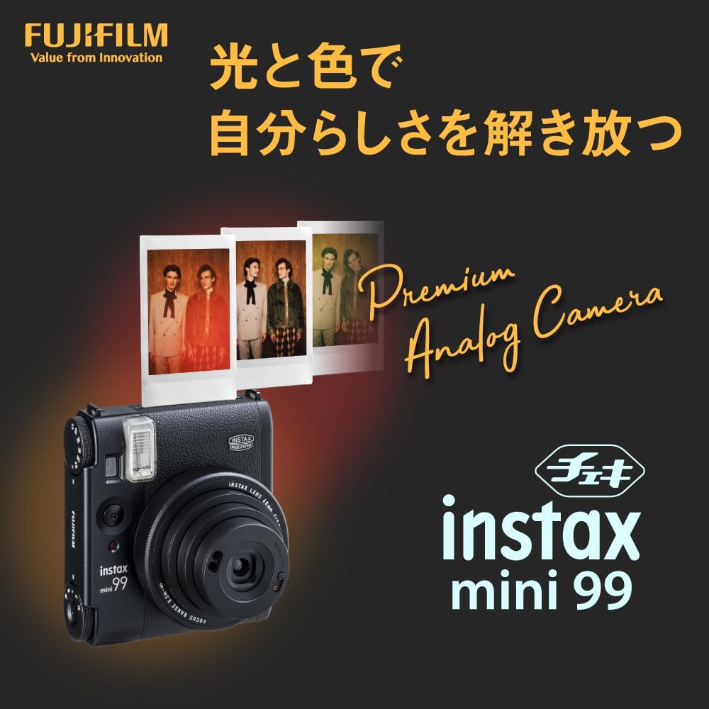 Fujifilm Instax Mini 99 Instant Camera, Black, INS MINI 99 TH