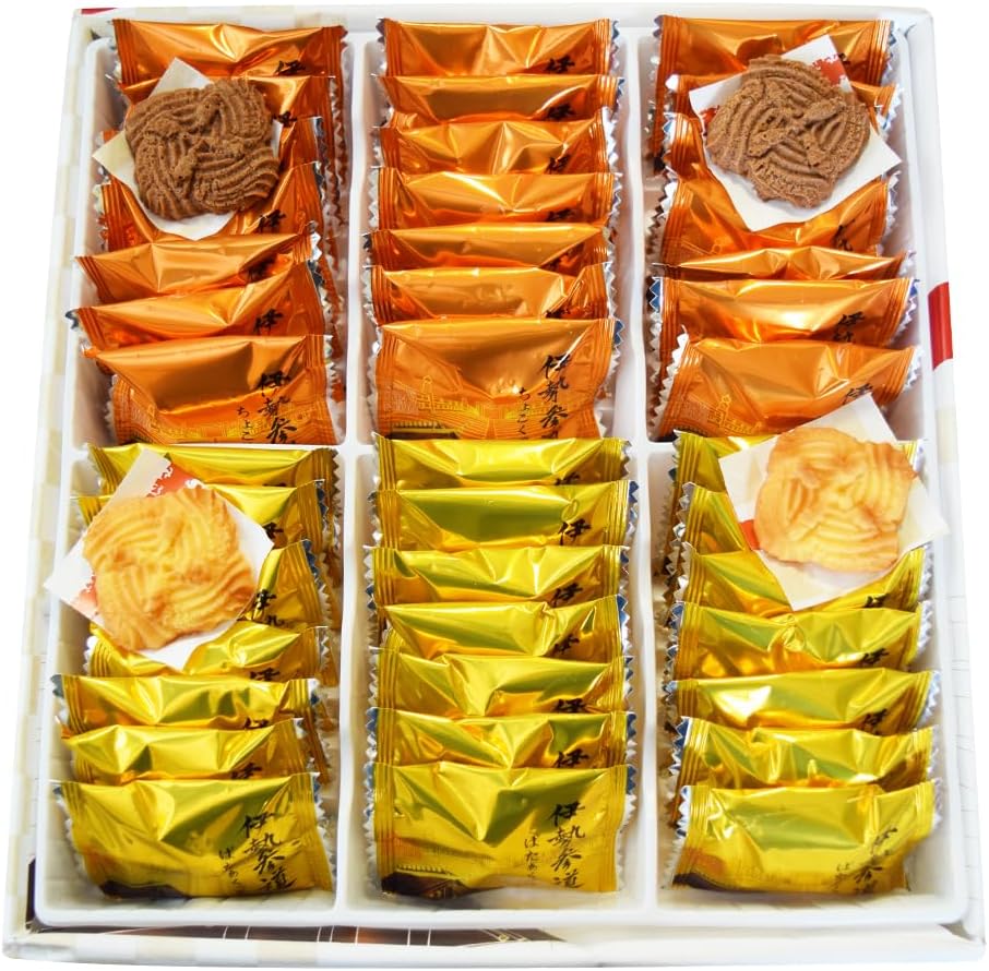 Ise Sando Butter & Chocolate Cookies, 42 Pieces, Ise Shima Souvenir, ONE Mie Prefecture Ise Shima Souvenir