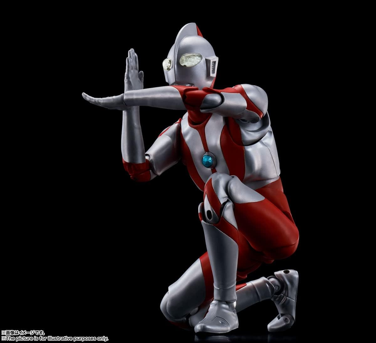 TAMASHII NATIONS S.H. Figuarts (True Bone Carving Manufacturing Method) Ultraman (Reissue Version), Approx. 5.9 inches (150 mm), PVC & ABS Painted Articulated Action Figure