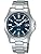 Seiko SBPN071 Solar Quartz Men's Wristwatch, Silver, Blue, Bracelet Type