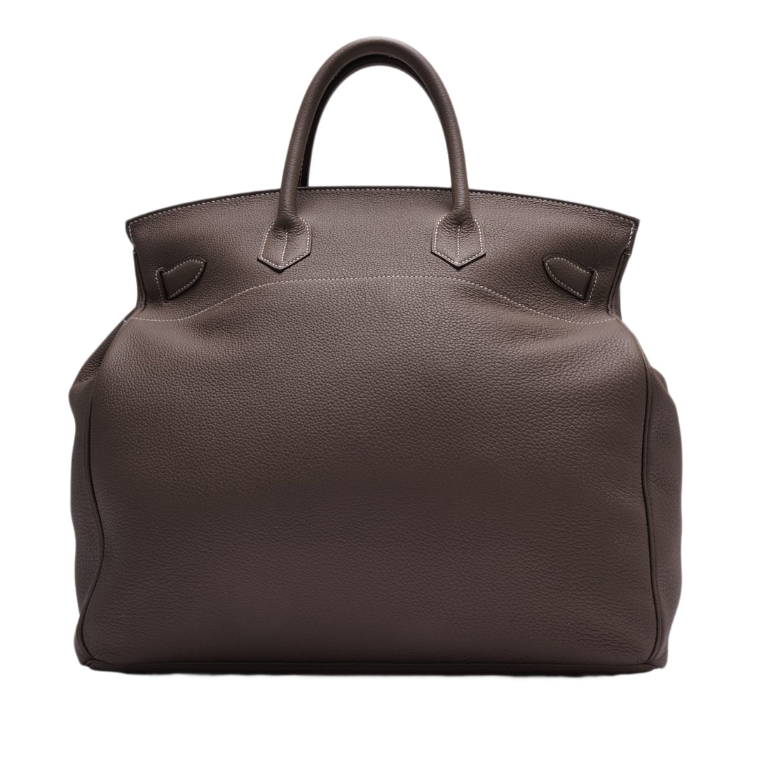 HERMÈS 'ETOUPE' TOGO LEATHER HAC 40 BIRKIN 2025