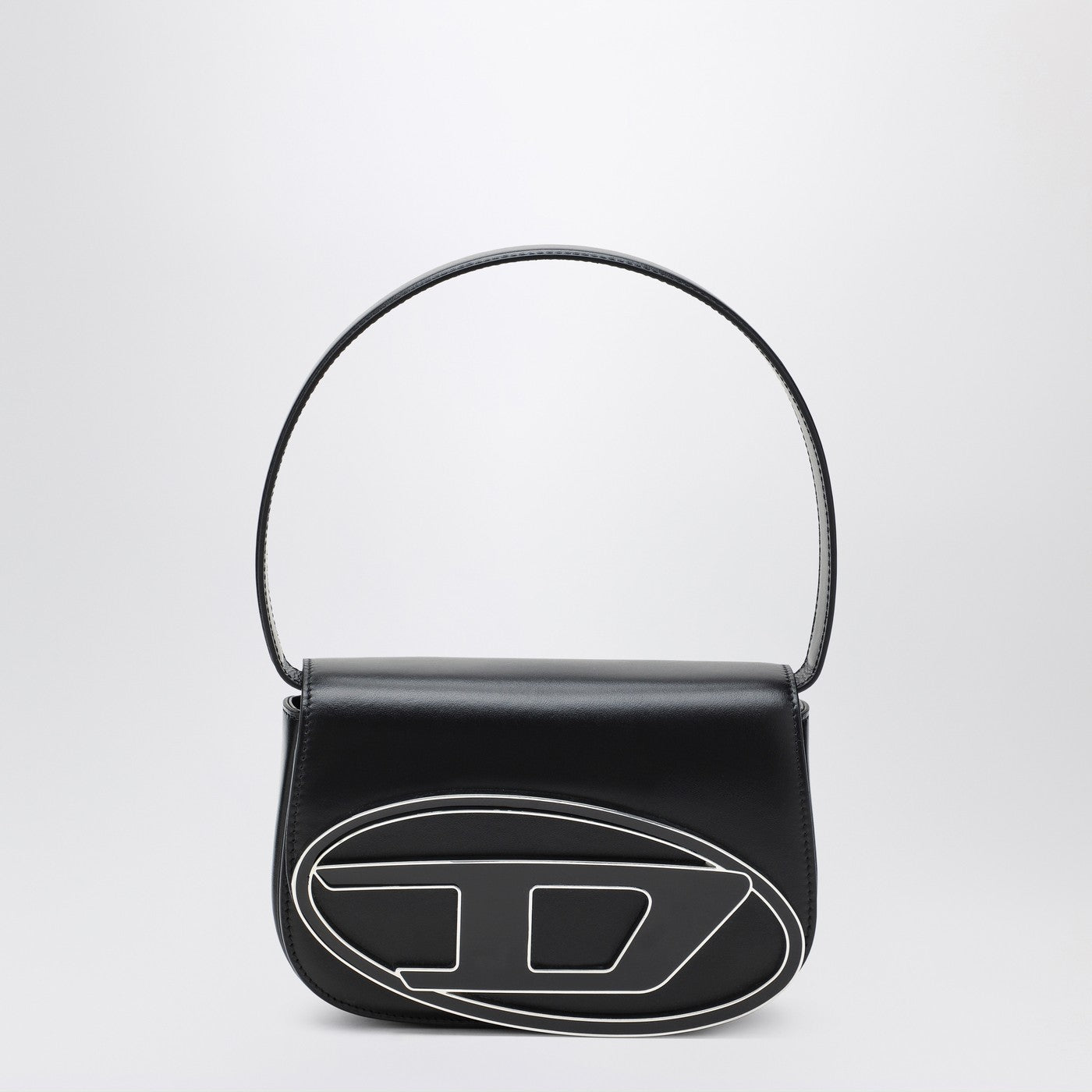 Diesel ディーゼル1黒の象徴的なレザーバッグ博士 - Image 2