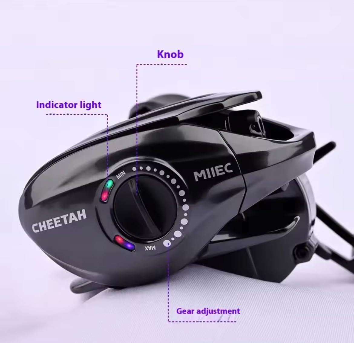 DMK BFS DC Reel Blue Frost Cheater Plus Chinese Bait Reel Electronic Brake Bait Finesse