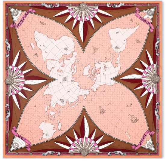LOUIS VUITTON LV Map Square 90 - Image 2