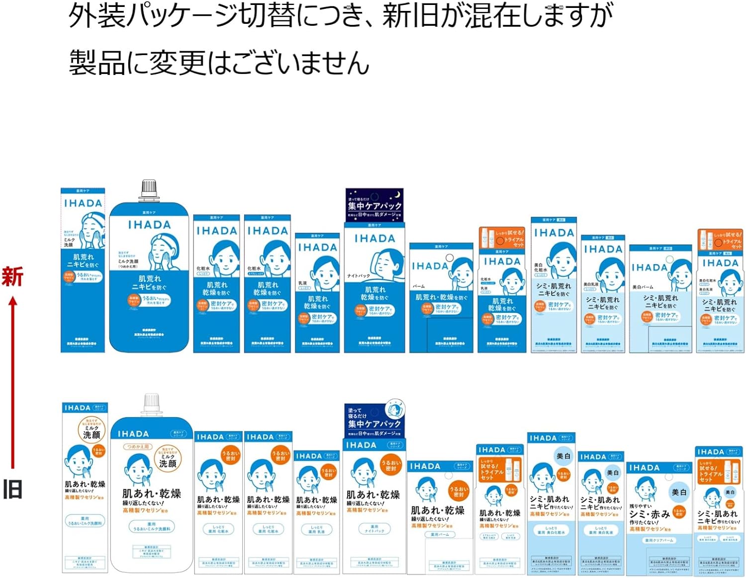 Ihada Medicated Moisturizing Milk Facial Cleanser No Foaming Quasi Drug Refill 4.2 fl oz (120 ml)