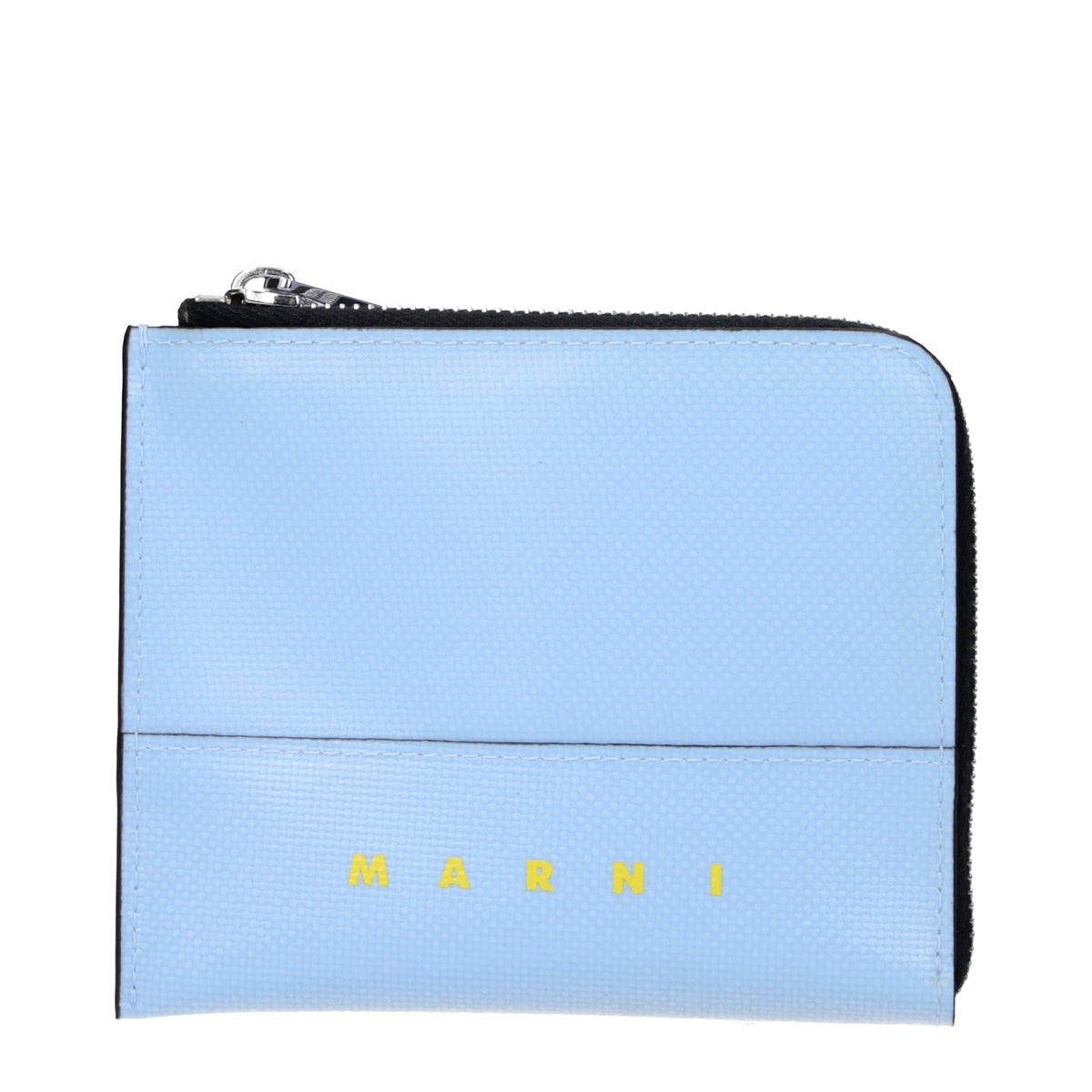 Marni Marni Coin Portfolio Man Polyurethane Blue/Blue - Image 2