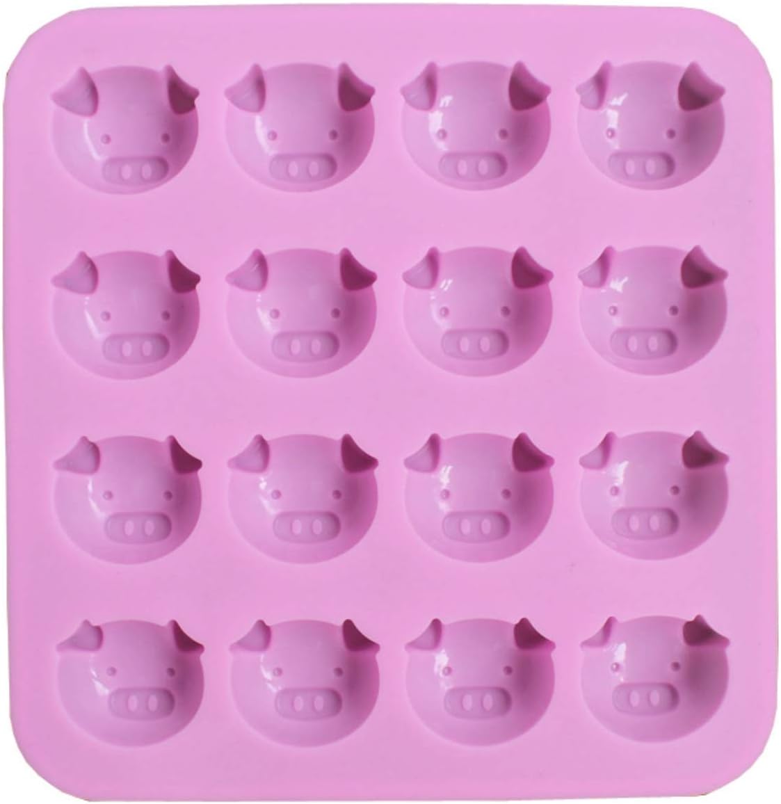 Silicone Molds Pig 16 Pcs Chocolate Baked Goods