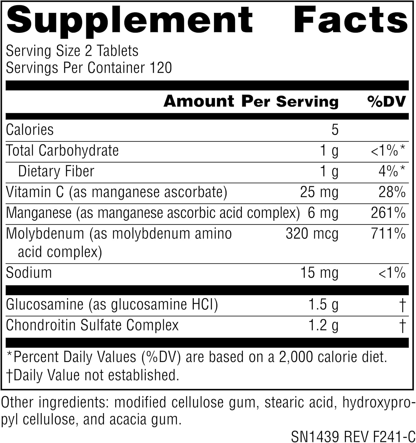 Glucosamine and Chondroitin Enhanced Type 240 Tablets (Direct from overseas)