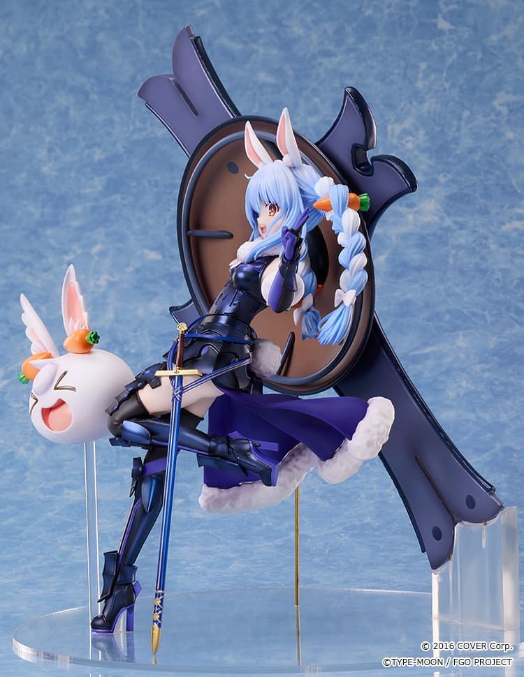 アニプレックス ホロライブプロダクション×Fate/Grand Order:ウサダ ペコラ×シールド/マッシュ キリエライト 1:7スケール PVCフィギュア
