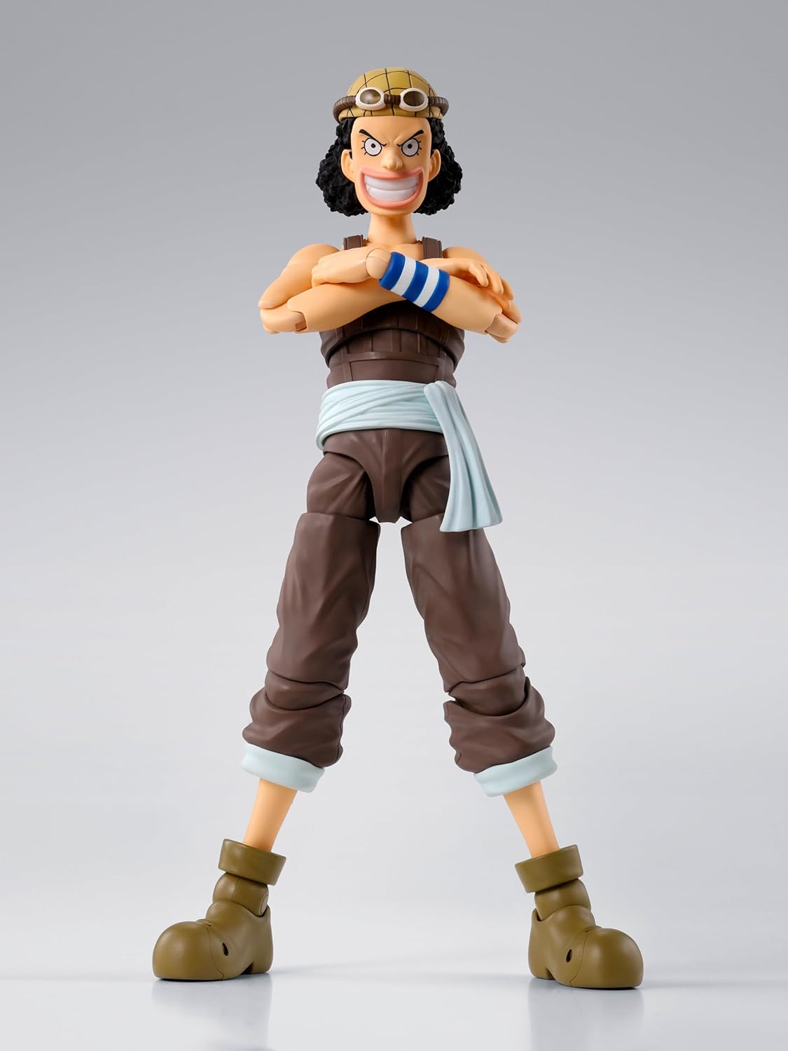 TAMASHII NATIONS S.H. Figuarts One Piece Usopp - Dawn of Adventures, Approx. 5.7 inches (145 mm), PVC & ABS Pre-painted Action Figure