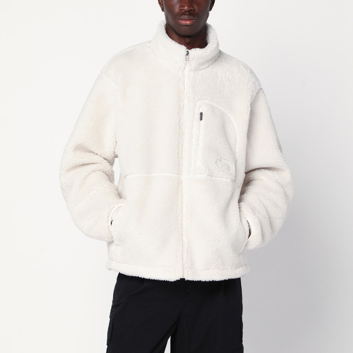 The The North Face White Zip Up Fleece - Image 2