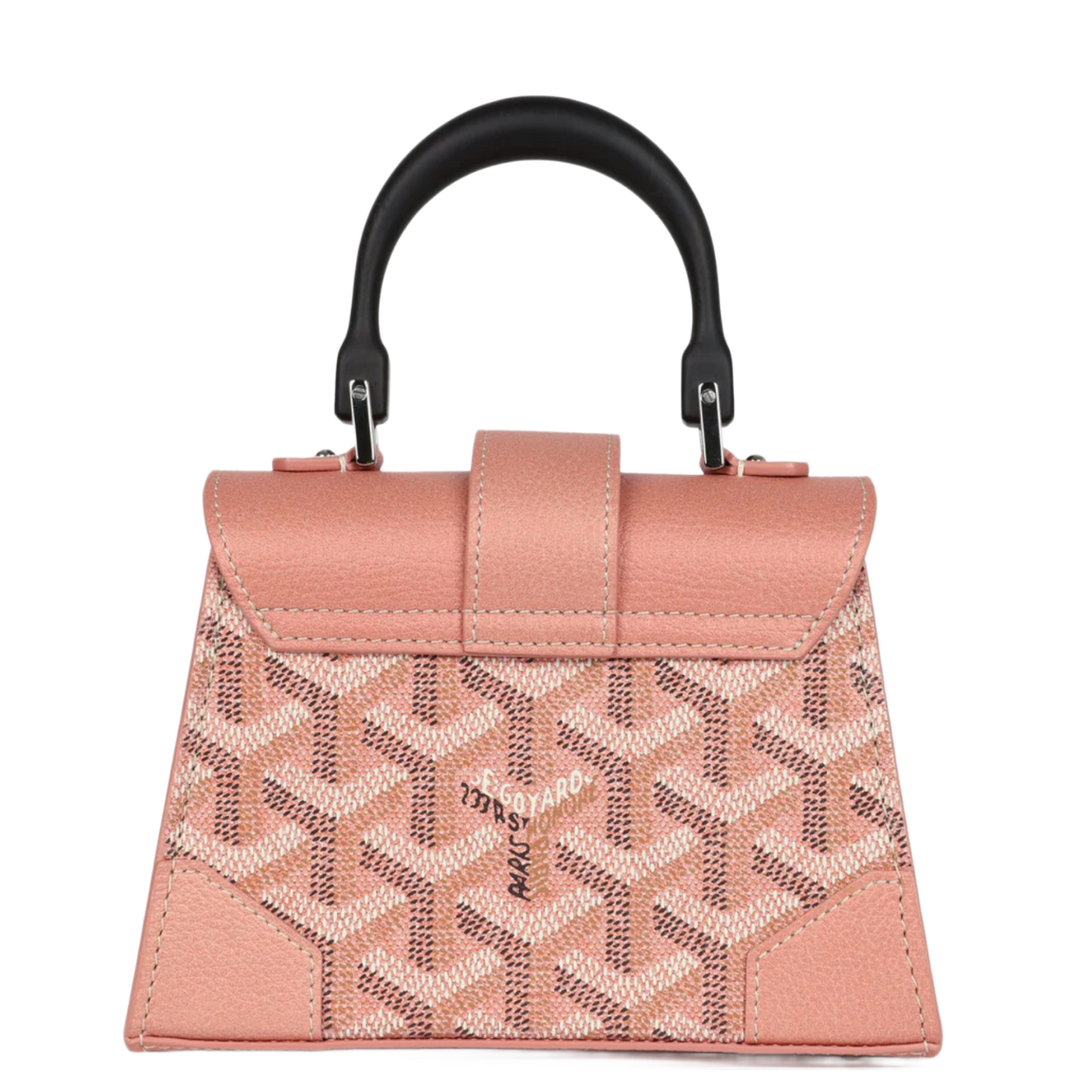GOYARD SAIGON STRUCTURE NANO BAG PEARLY CORAL