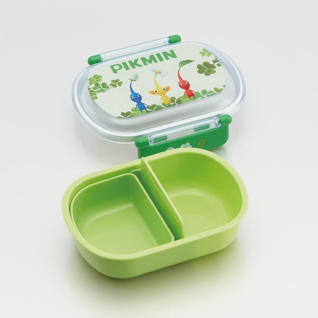 Skater QAF2BAAG-A Children's Bento Box, 12.2 fl oz (360 ml), Fluffy Lid, Made in Japan, 1 Tier, Dishwasher Safe, Microwave Safe, Pikmin, Boys and Girls
