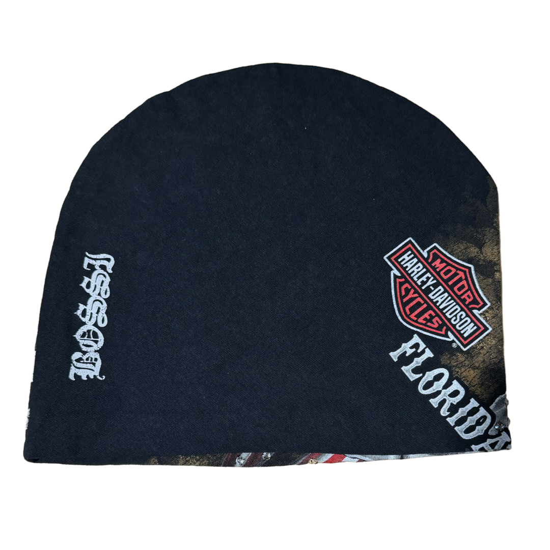 BOSSI 'AMERICAN BANDANA' RHINESTONE BEANIE