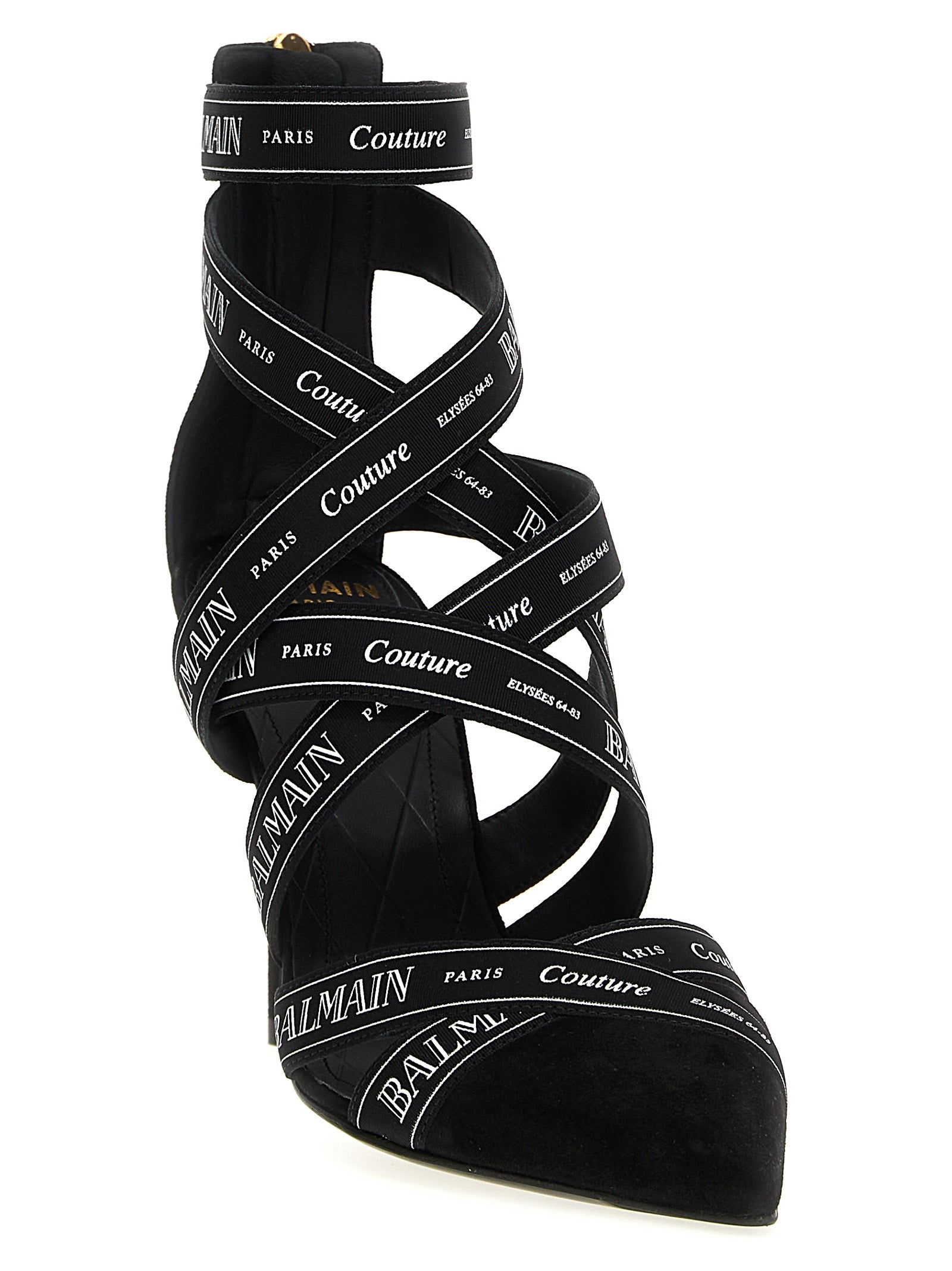 Balmain 'Couture Ribbon Print'ポンプ - Image 2