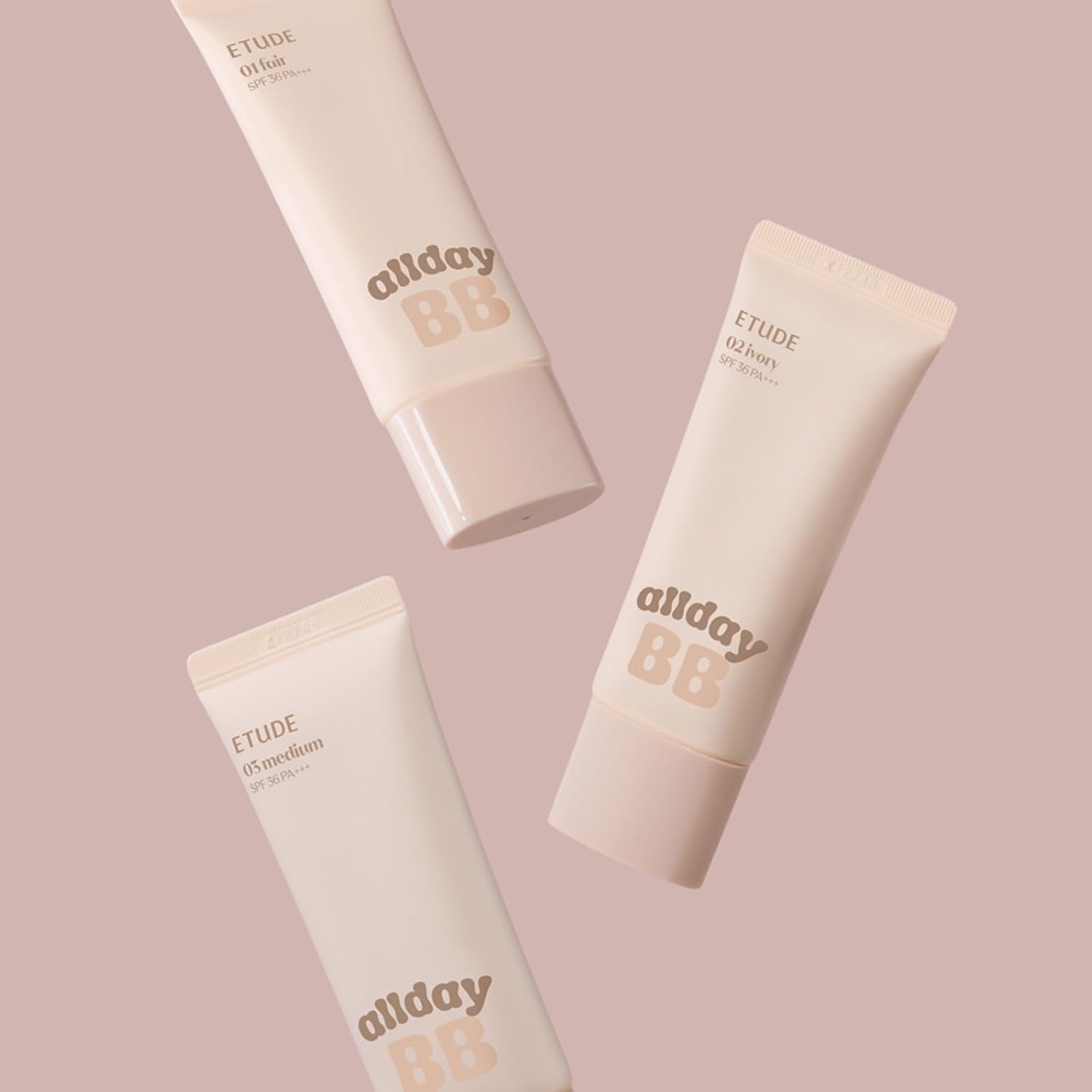 ETUDE (Etude Official) All Day Glass Skin BB Cream 1.2 fl oz (35 ml) SPF36 PA+++ Semi Glossy Skin Tone Up PDRN Panthenol Transparency Lightweight Comfortable Deer Ceramide Glossy Texture (Medium Beige