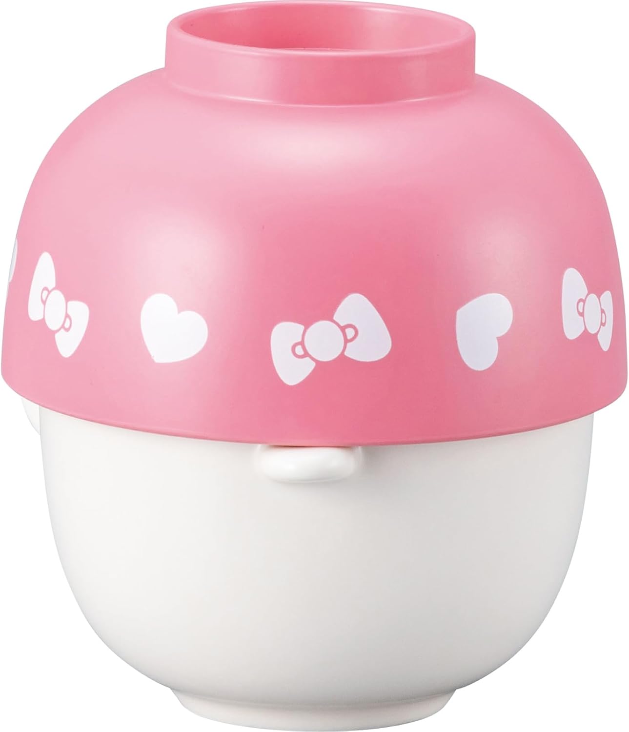 Sanrio SAN4213-1 Hello Kitty Soup Bowl and Rice Bowl Dinnerware Set, Mini, Kitty, Miscellaneous Goods, Sanrio Goods, Gift, Made in Japan