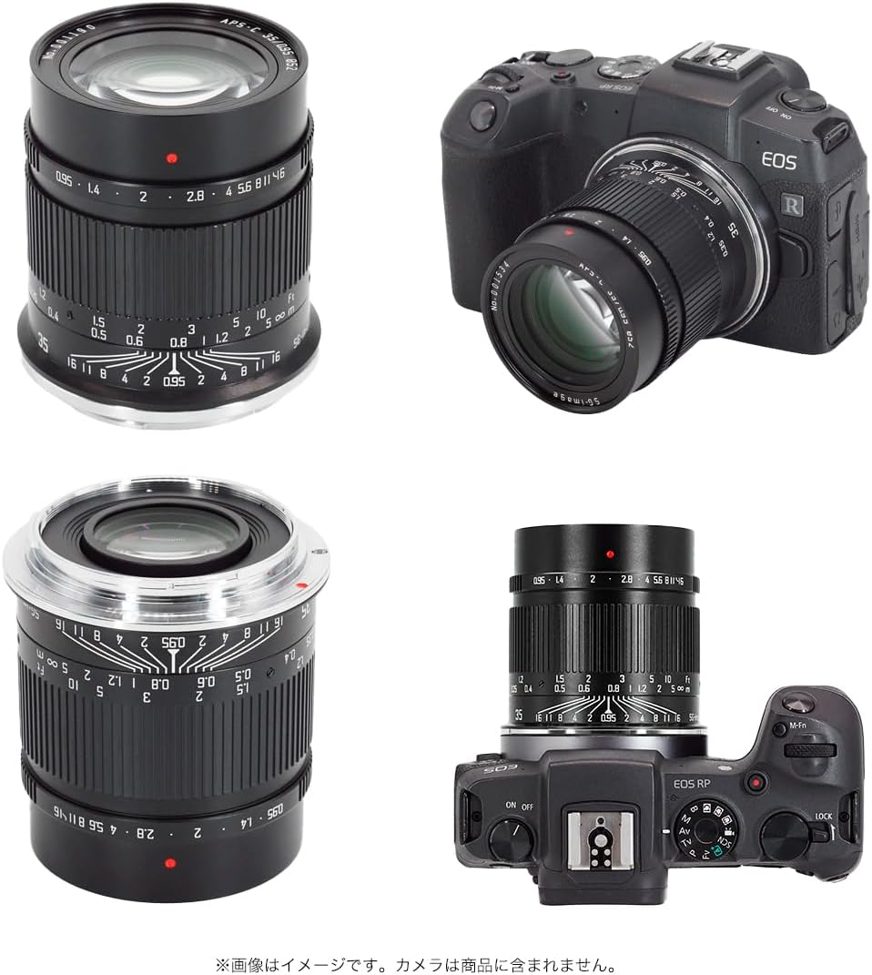 SG-image 1.4 inches (35 mm) F0.95 RF Mount, Black