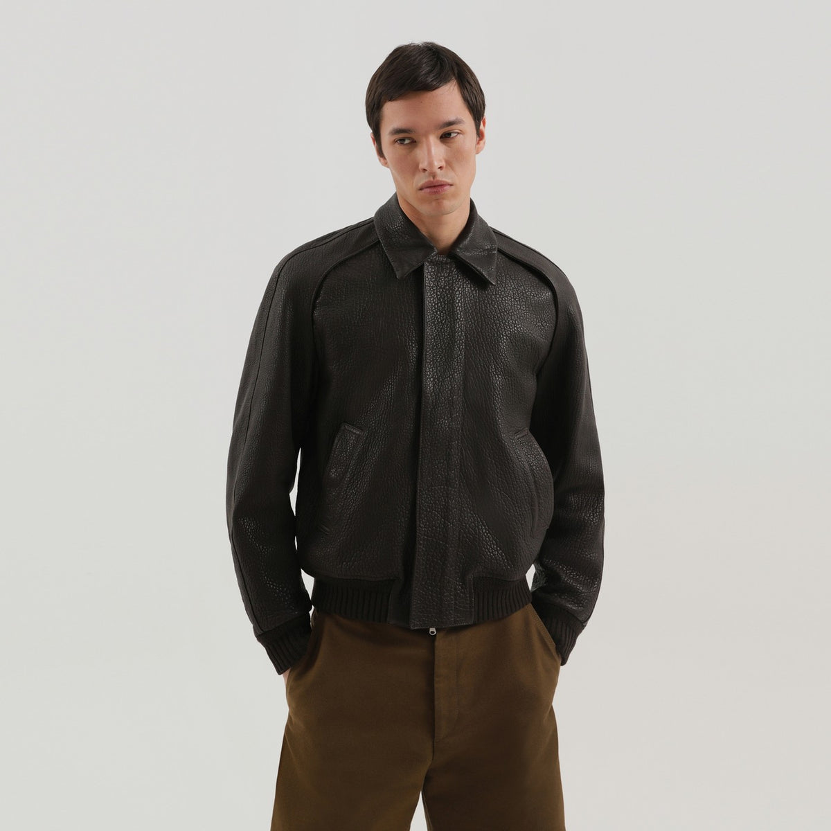 1989 1989スタジオブラウンレザージャケット - Image 2