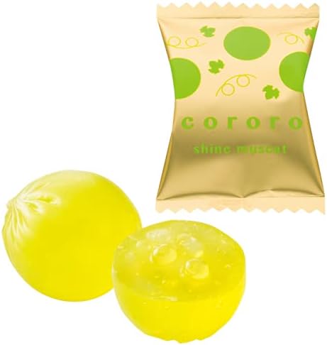 Cororo UHA Mikakuto Gummy, Shine Muscat, 8 Capsules, Includes go-en Original Mini Confectionery
