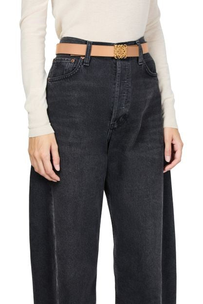 LOEWE Anagram reversible smooth calf leather belt - Image 2