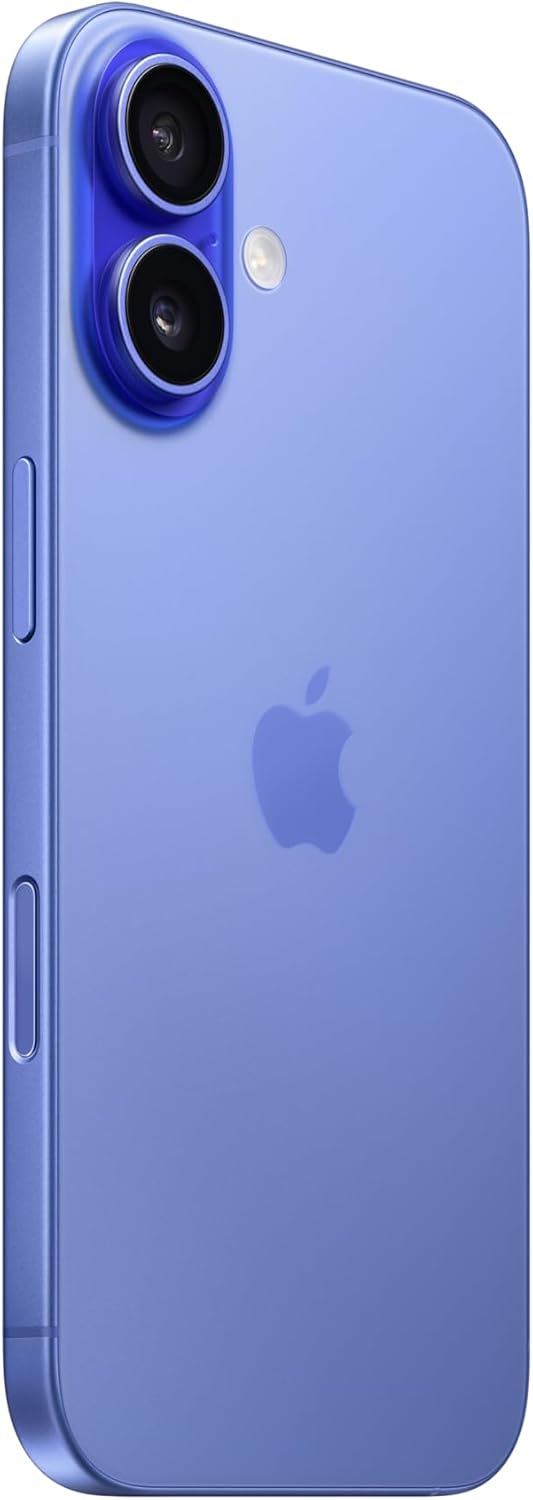 Refurbished Apple iPhone 16 128GB Ultramarine, SIM-Free, 5G Compatible