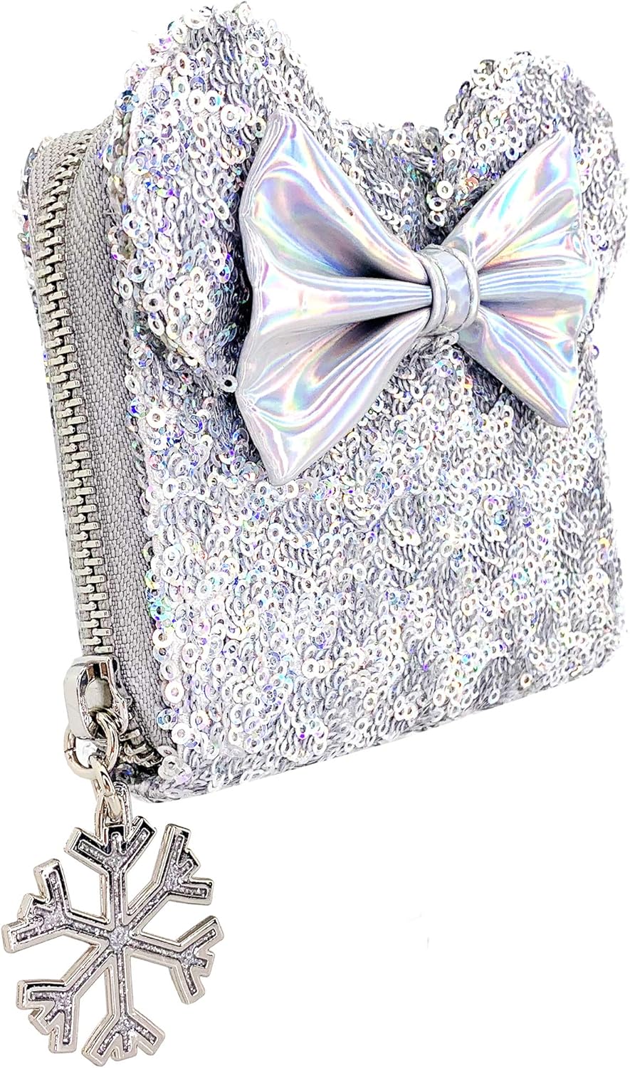 Loungefly X LASR - Cartera exclusiva de Minnie con lentejuelas holográficas de Disney
