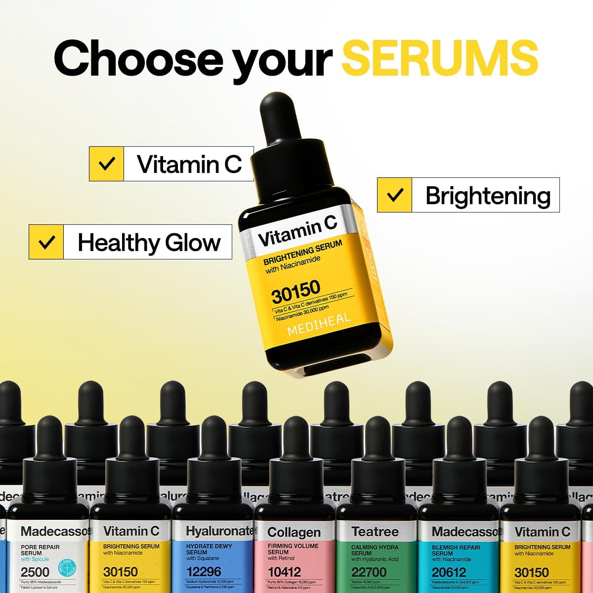 Mediheal Vitamin C Brightening Serum, 1.4 fl oz (40 ml), Vitamin Essence