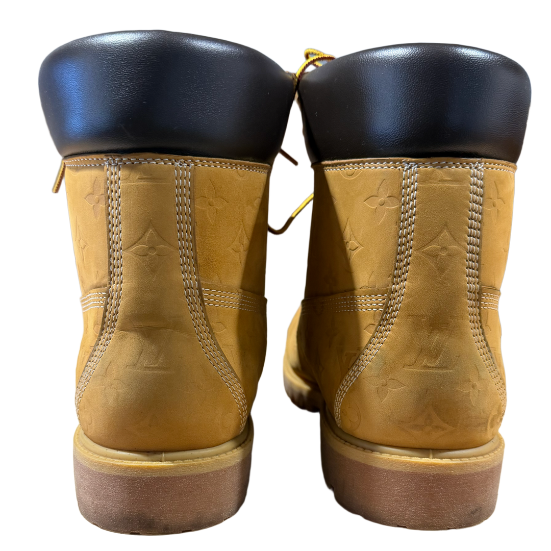 LOUIS VUITTON X TIMBERLAND 'WHEAT' BOOTS (USED)