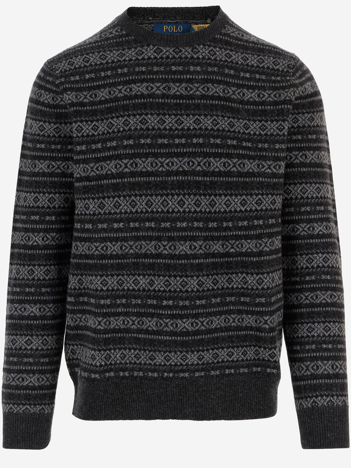 Polo ポロ ラルフローレン 幾何学模様のウール ニット - Image 2