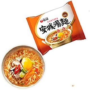 seven 7 Nongshin Anseong Yumen Noodles, 5 Packs x 2 Packs (10 Bags), Korean Food, Korean Ramen, Instant Ramen