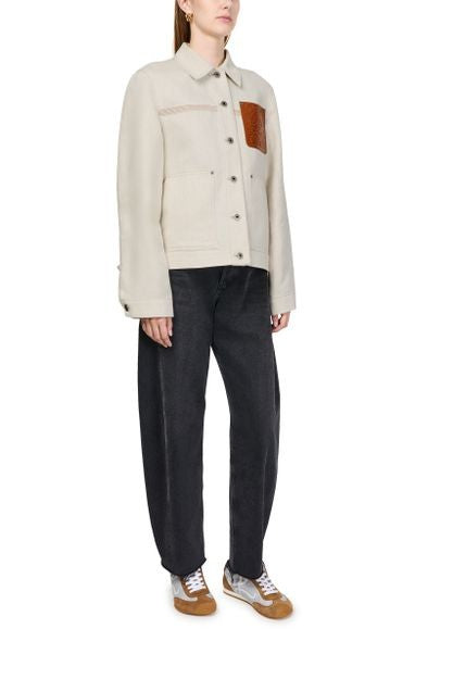 LOEWE Workwear jacket in cotton and linen - Image 2