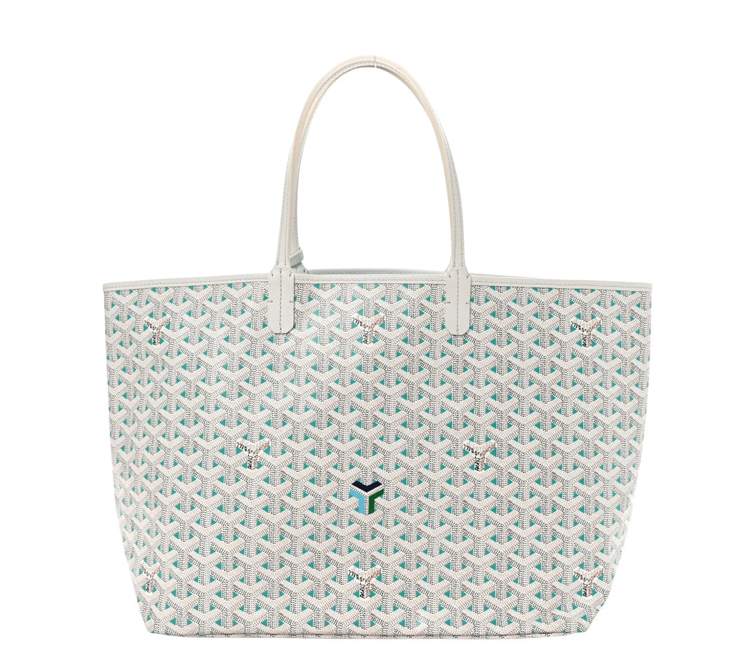 GOYARD SAINT LOUIS TOTE PM 'WHITE OPALINE'