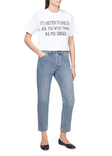 MOSCHINO コットン ブルーデニム パンツ - Image 2
