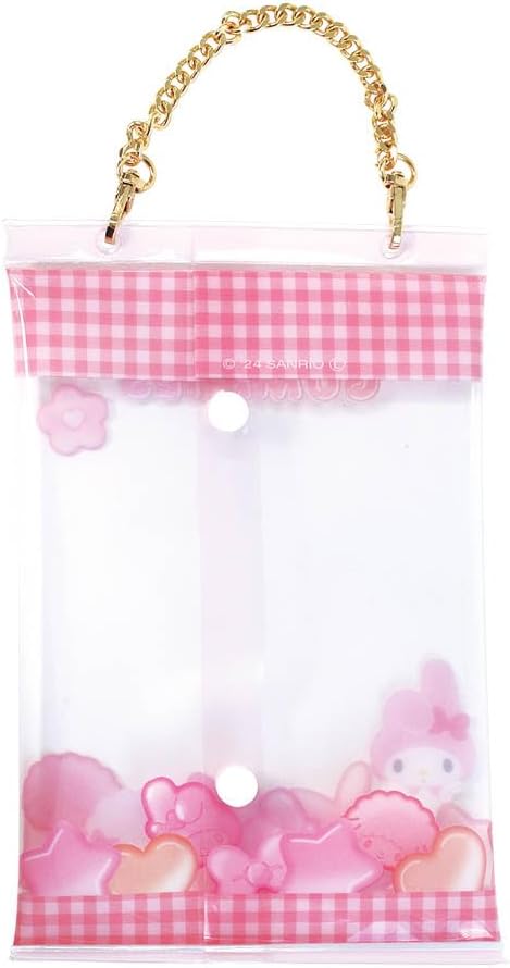 Tees Factory Sanrio SR-5544272RP Package-Style Travel Pouch, Red Pink